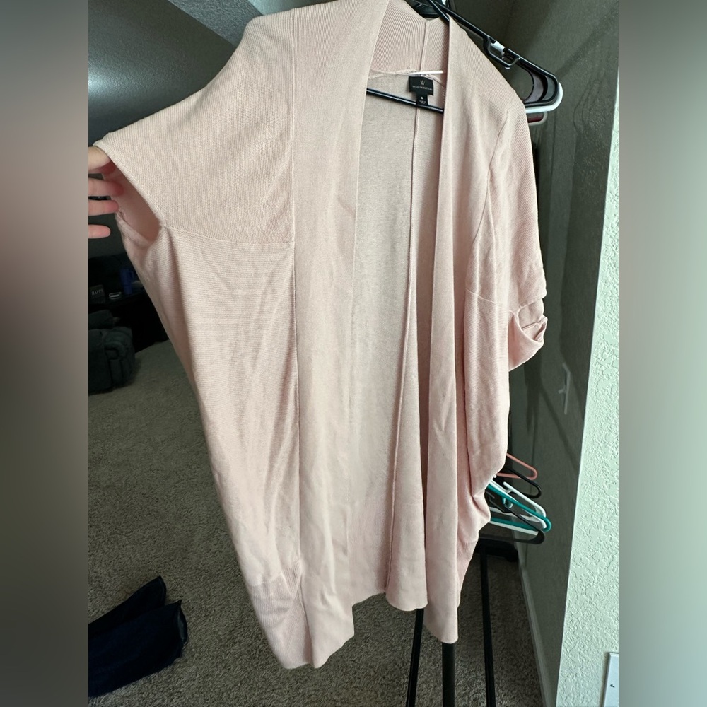 Short sleeve cardigan